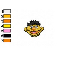 Bert and Ernie Embroidery Design 9